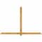 Ekena Millwork Eugene Rough Sawn Timber Gable Bracket, Western Red Cedar, 96"W x 64"H x 4"D x 4"F, 16/12 Pitch GBW096X64X0404EUG00RWR - alternate 1